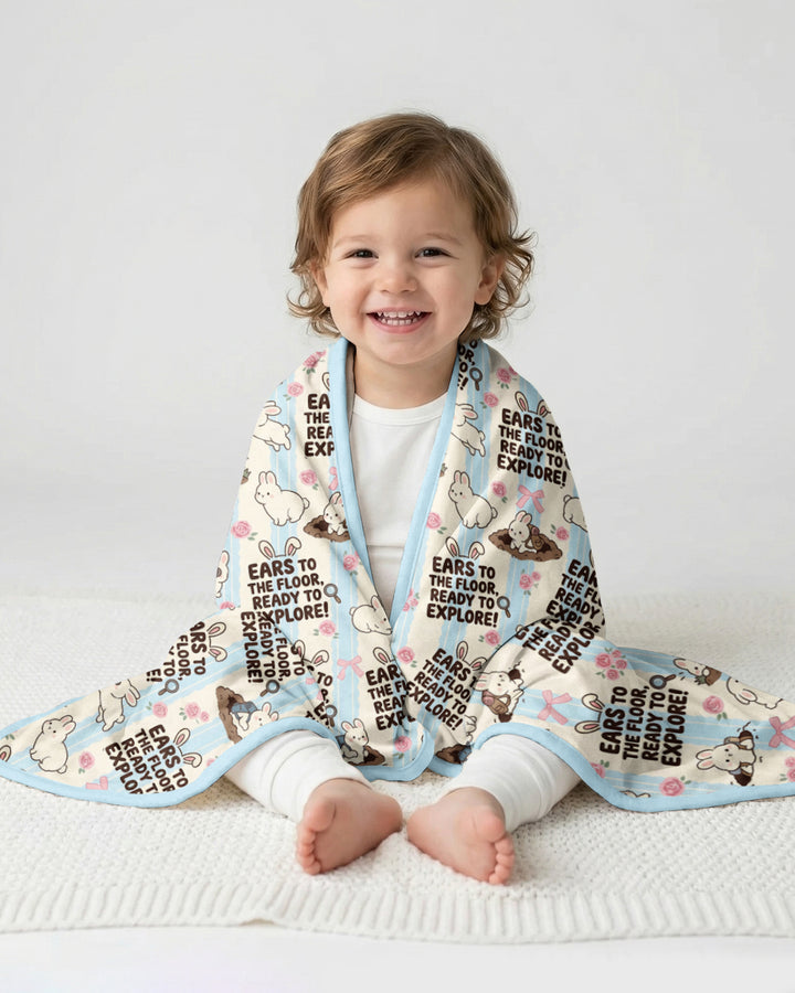Ears To The Floor Bamboo Blanket