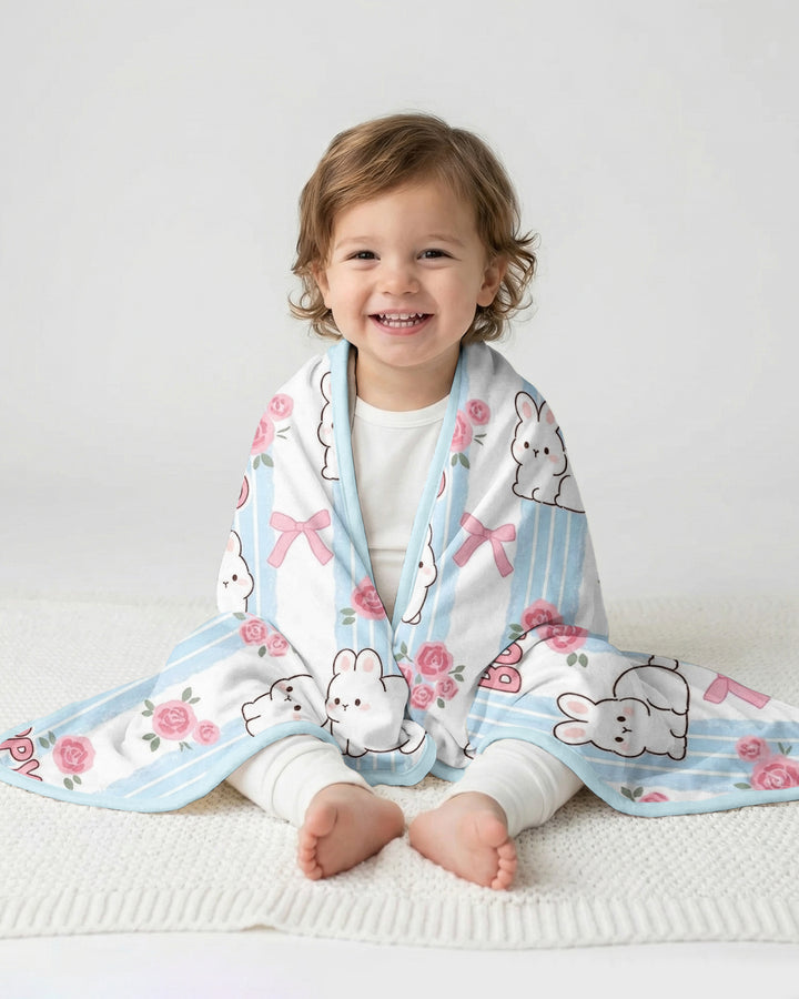Hoppy Friends Bamboo Blanket
