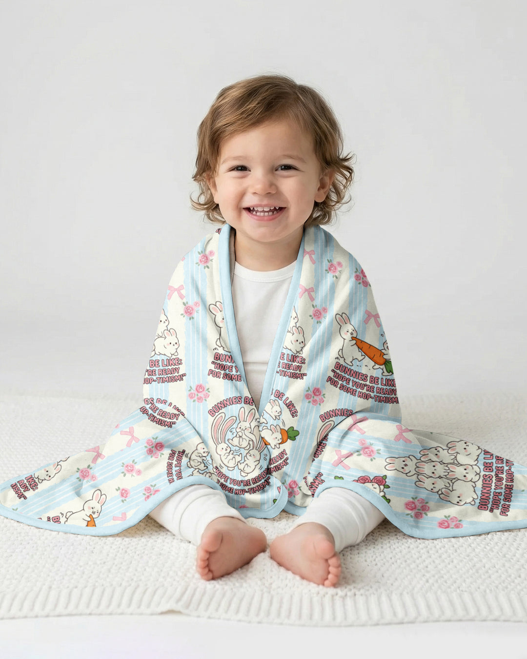 Hop-timism Bamboo Blanket