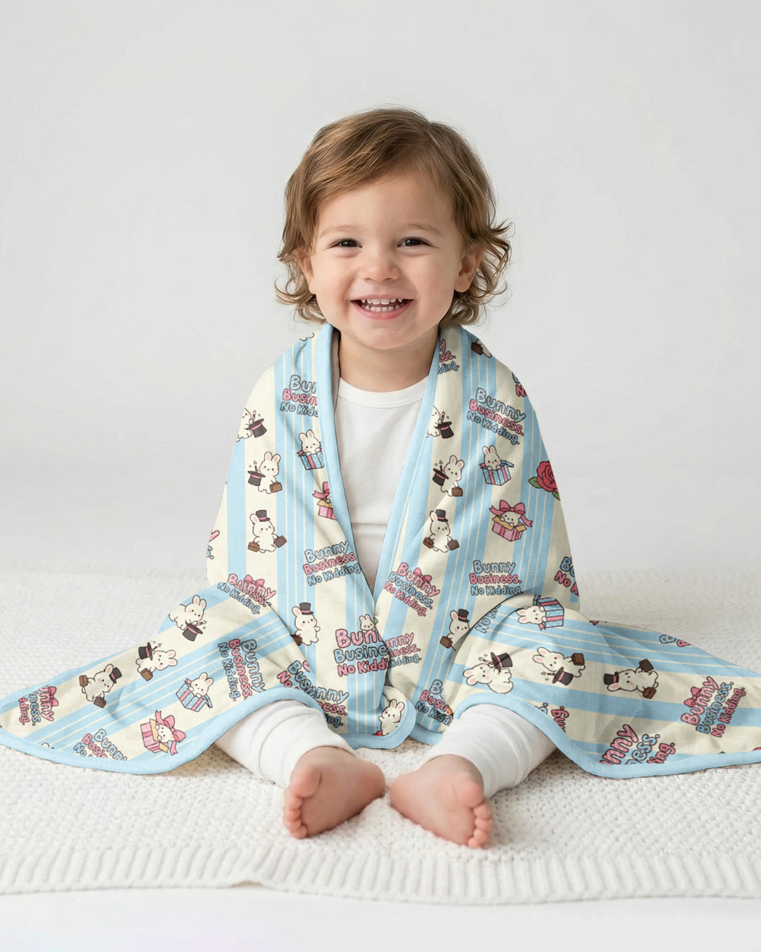 Boss Bunny Bamboo Blanket