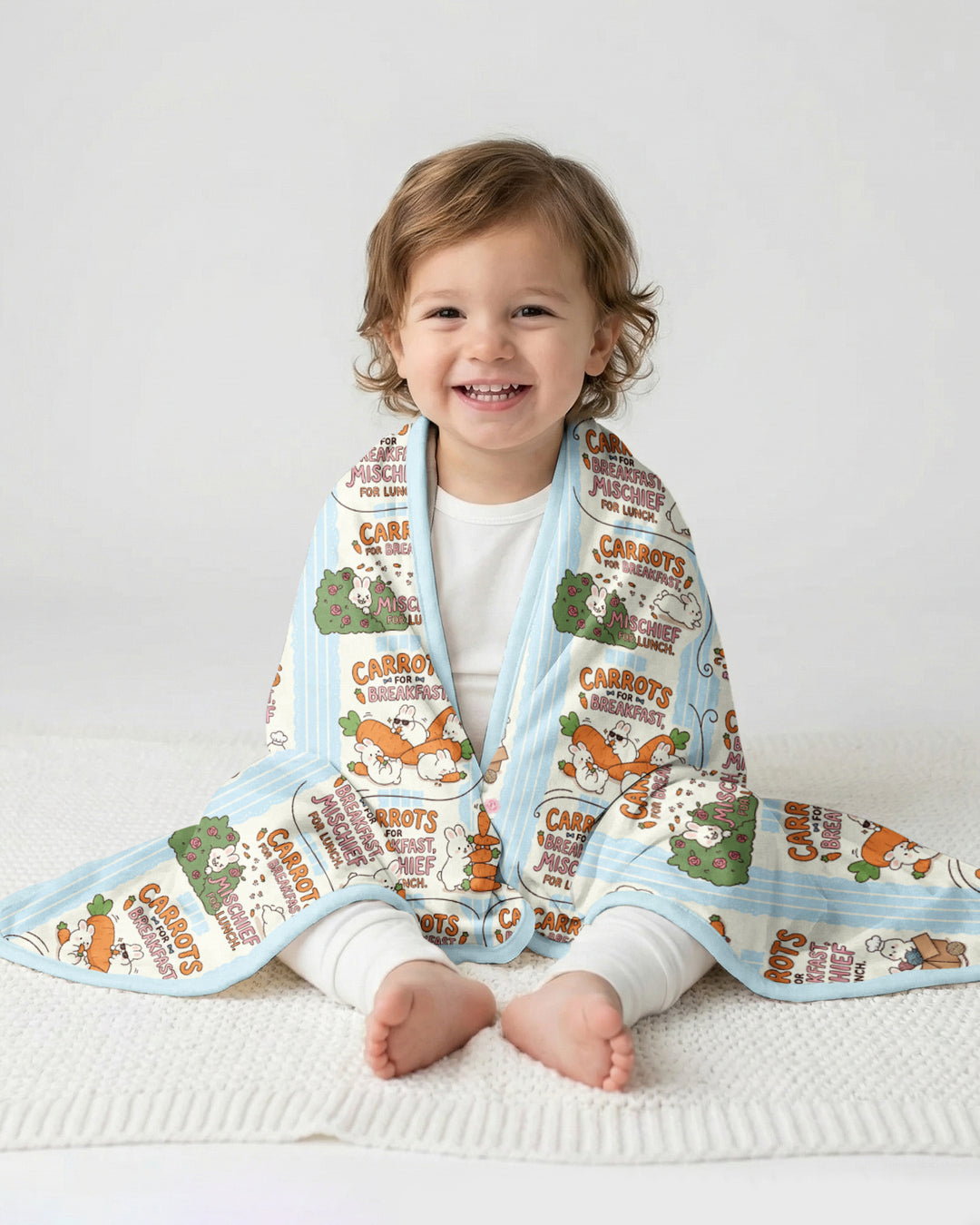 Little Troublemakers Bamboo Blanket