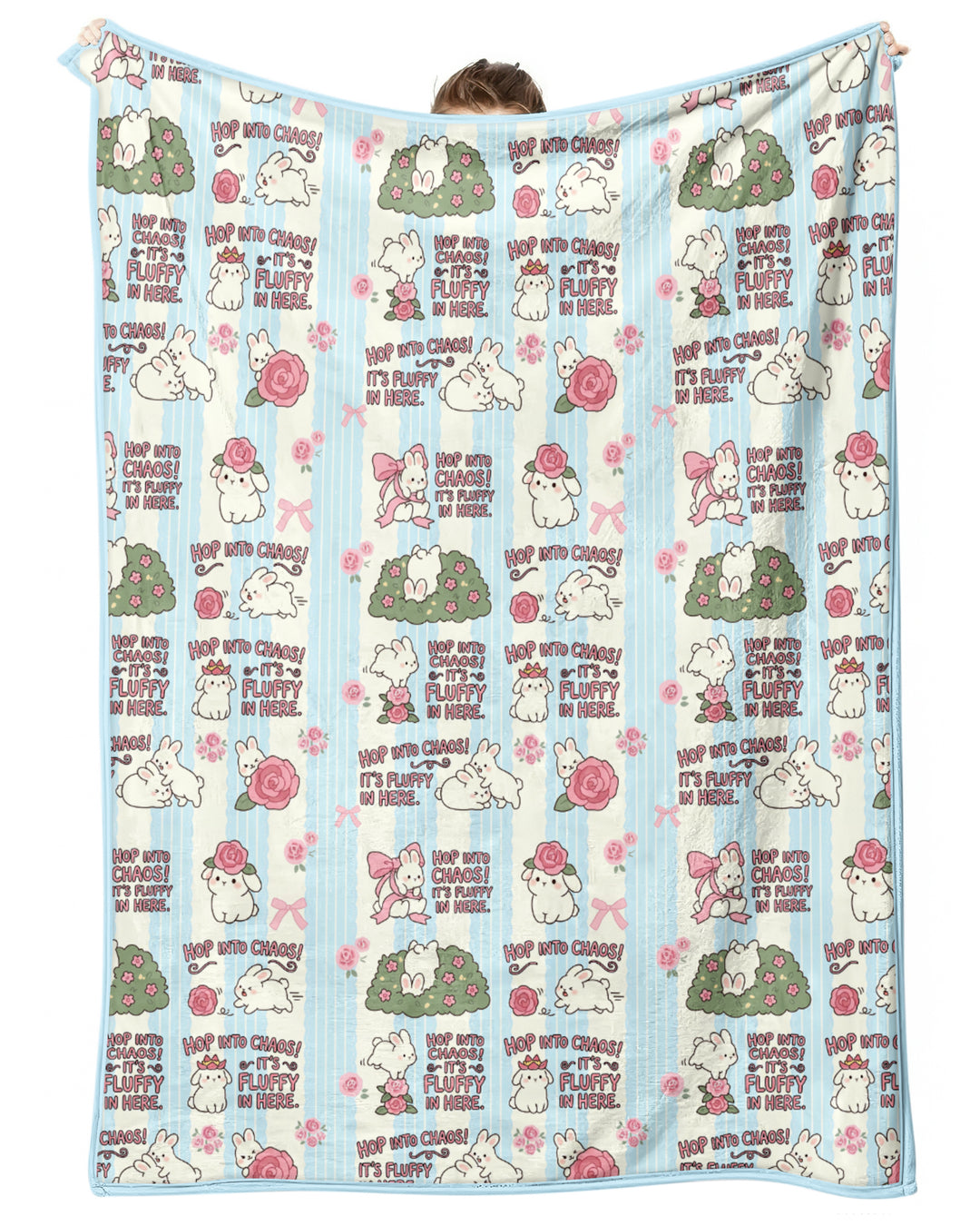 Hop Into Chaos Bamboo Blanket
