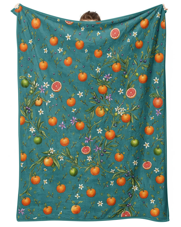Fresh Citrus Breeze Bamboo Blanket
