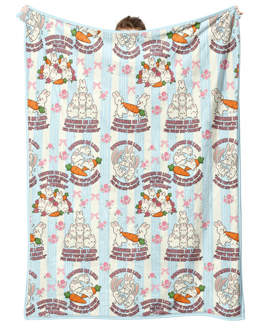 Hop-timism Bamboo Blanket