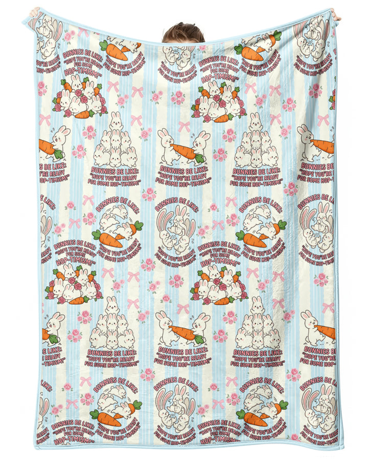Hop-timism Bamboo Blanket