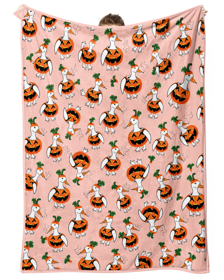 Spooky Duckling Waddle Bamboo Blanket