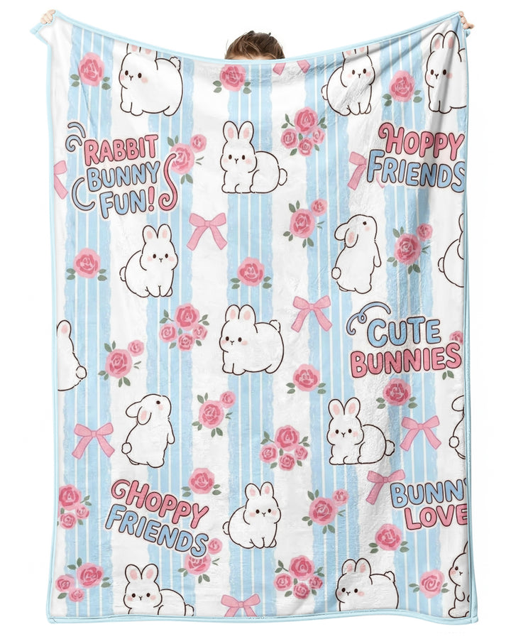 Hoppy Friends Bamboo Blanket
