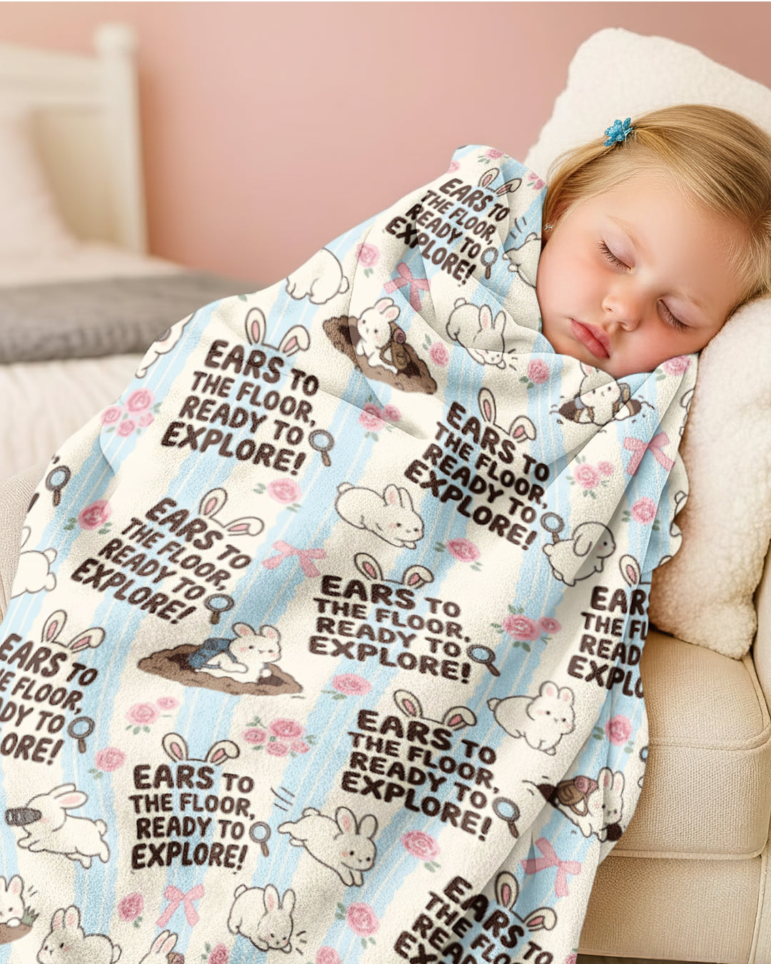 Ears To The Floor Bamboo Blanket