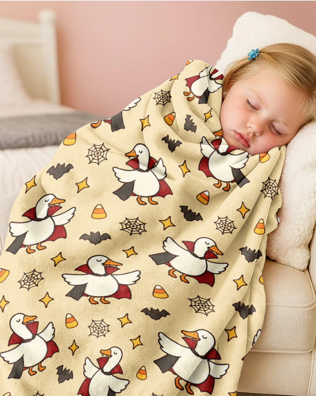 Count Duckula Candy Rush Bamboo Blanket