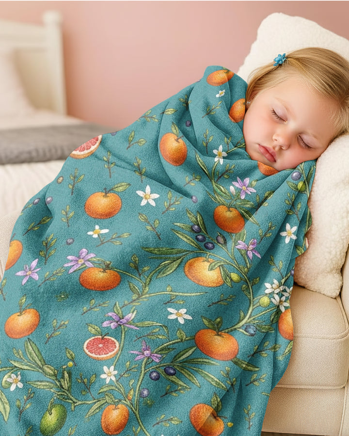 Fresh Citrus Breeze Bamboo Blanket