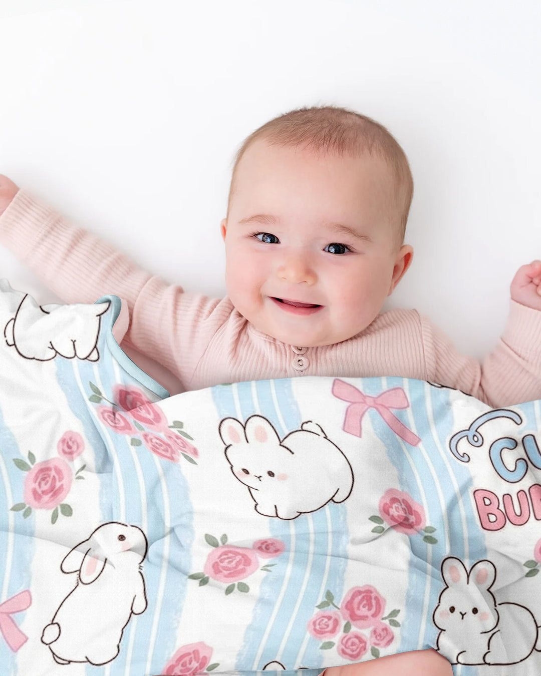 Hoppy Friends Bamboo Blanket