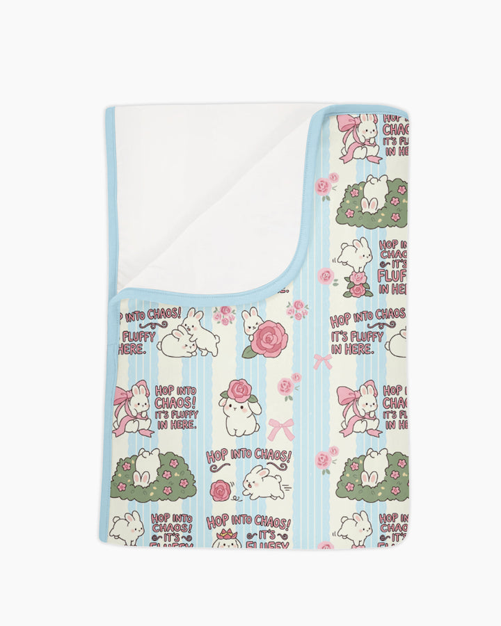 Hop Into Chaos Bamboo Blanket