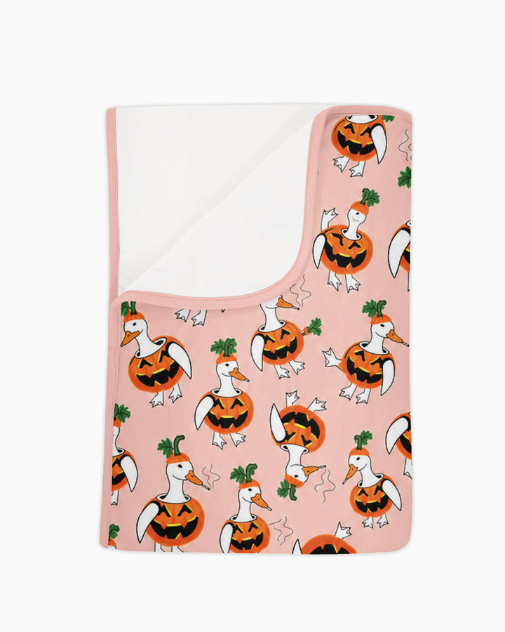 Spooky Duckling Waddle Bamboo Blanket