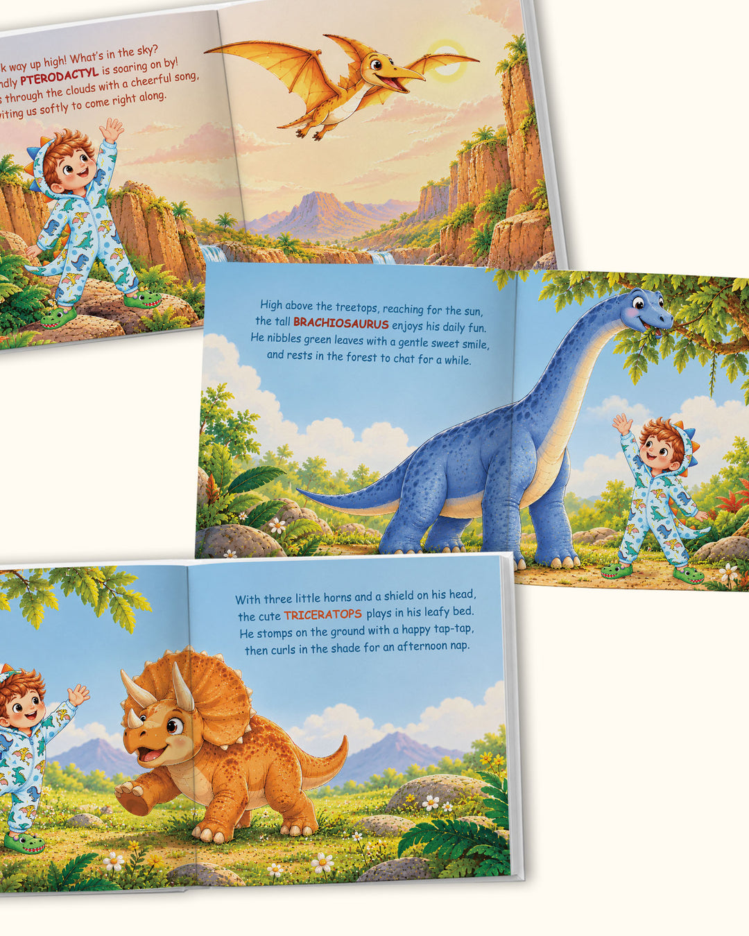 Personalized Dinosaur Storybook with Name | Birthday Gift for Boys & Girls