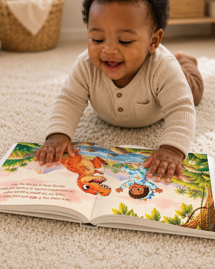 Personalized Dinosaur Storybook with Name | Birthday Gift for Boys & Girls