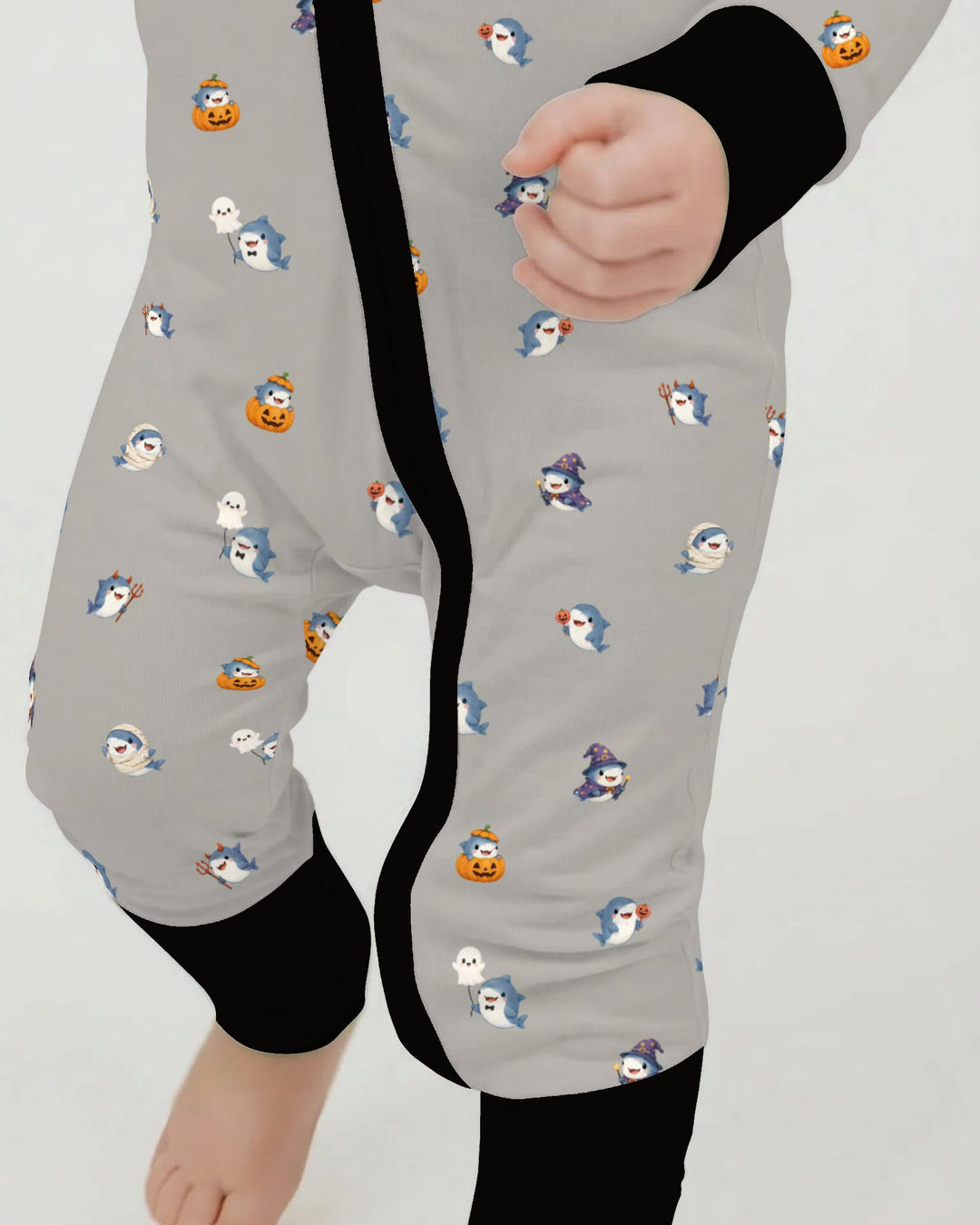 Halloween Shark Costume Bamboo Convertible Zippy