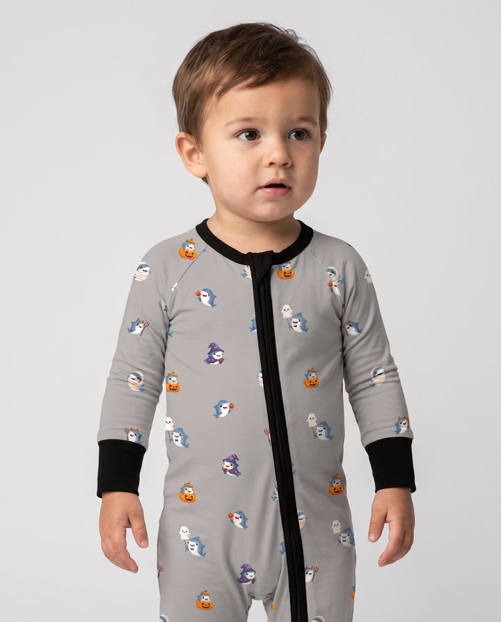 Halloween Shark Costume Bamboo Convertible Zippy