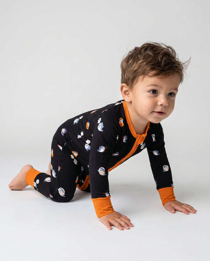 Spooky Shark Halloween Bamboo Convertible Zippy