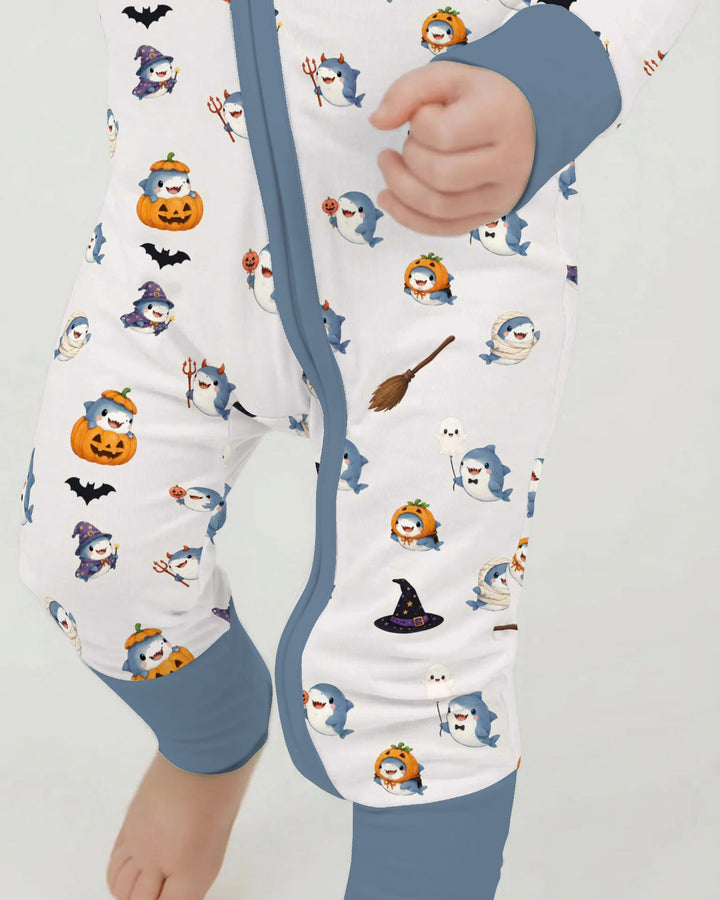Cute Shark Halloween Party Bamboo Convertible Zippy