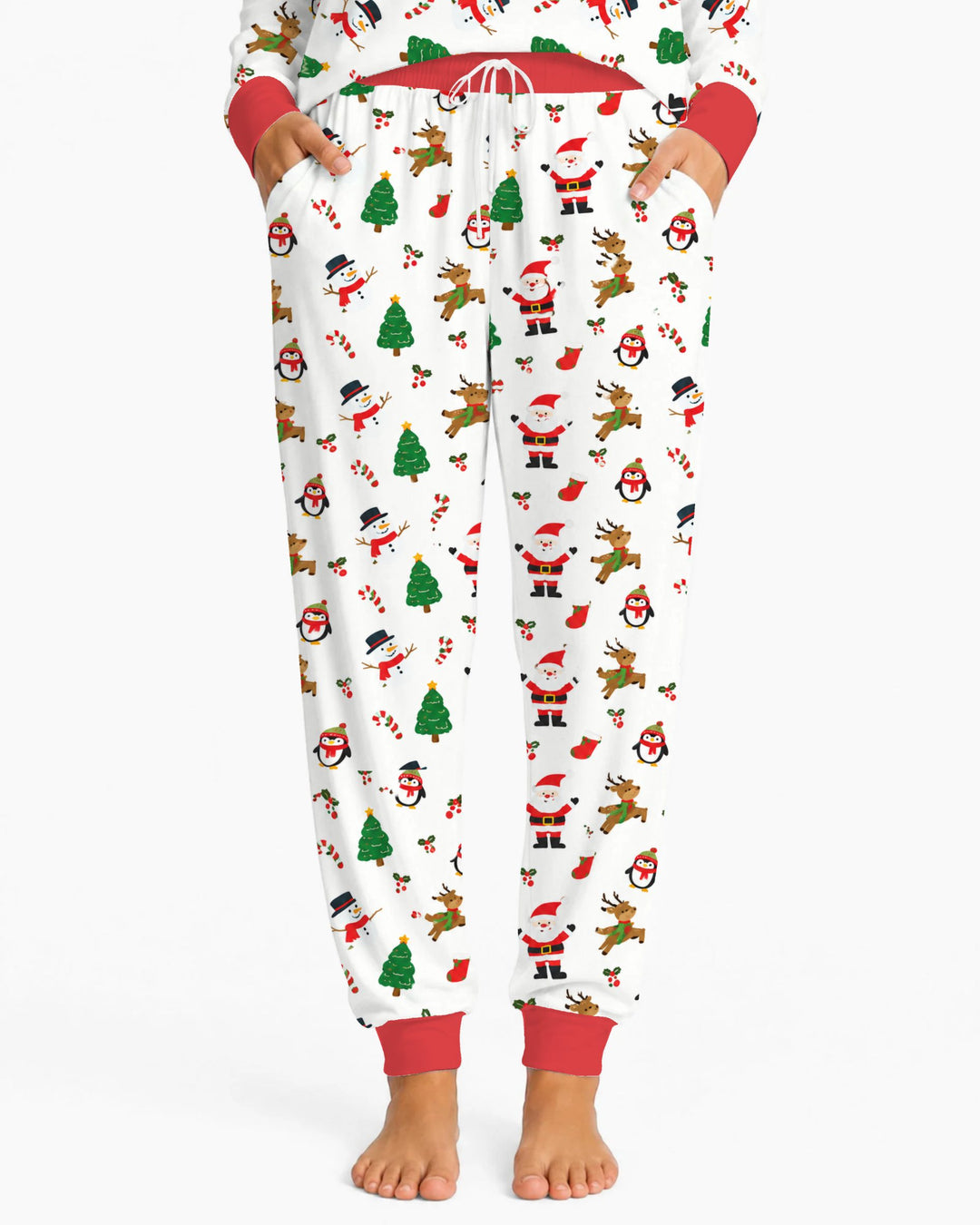 Classic Christmas Friends Bamboo Women Pajama Set