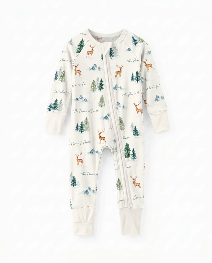 Prince of Peace Winter Woodland Bamboo Convertible Zippy