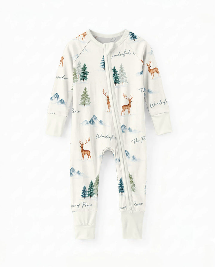 Prince of Peace Winter Woodland Bamboo Convertible Zippy