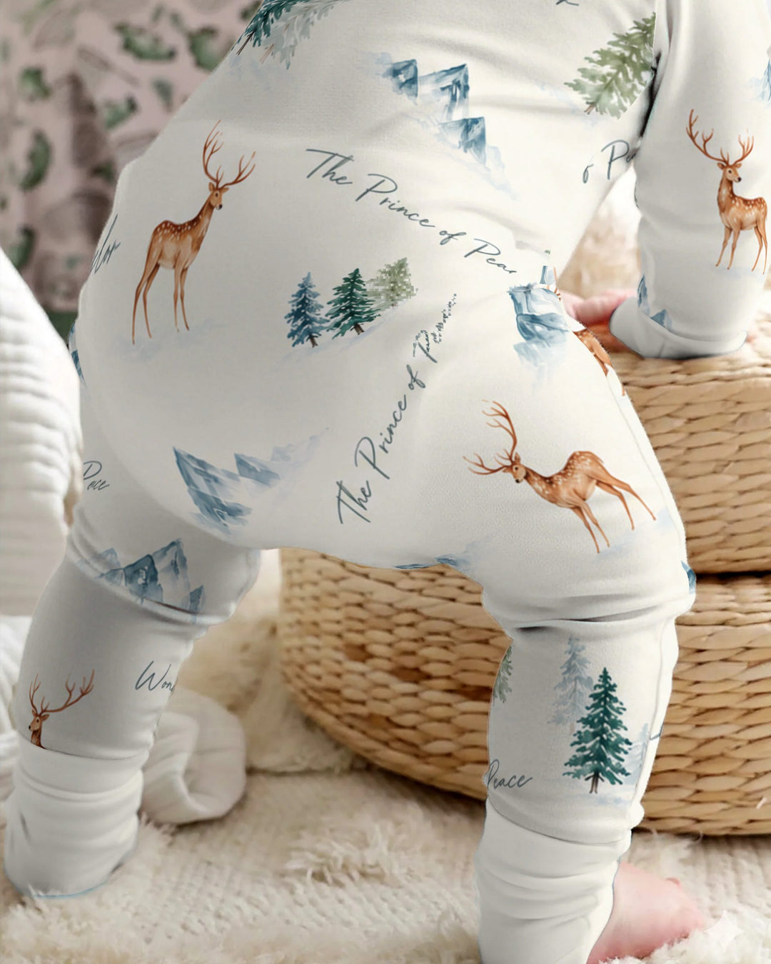 Prince of Peace Winter Woodland Bamboo Convertible Zippy