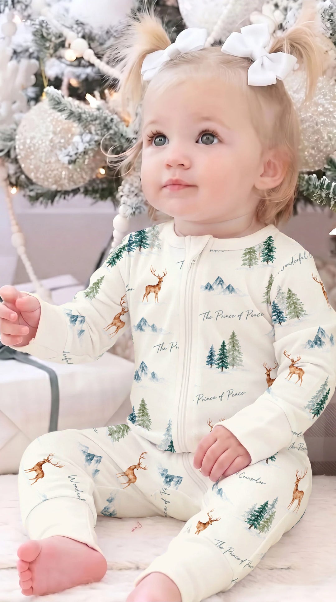 Prince of Peace Winter Woodland Bamboo Convertible Zippy