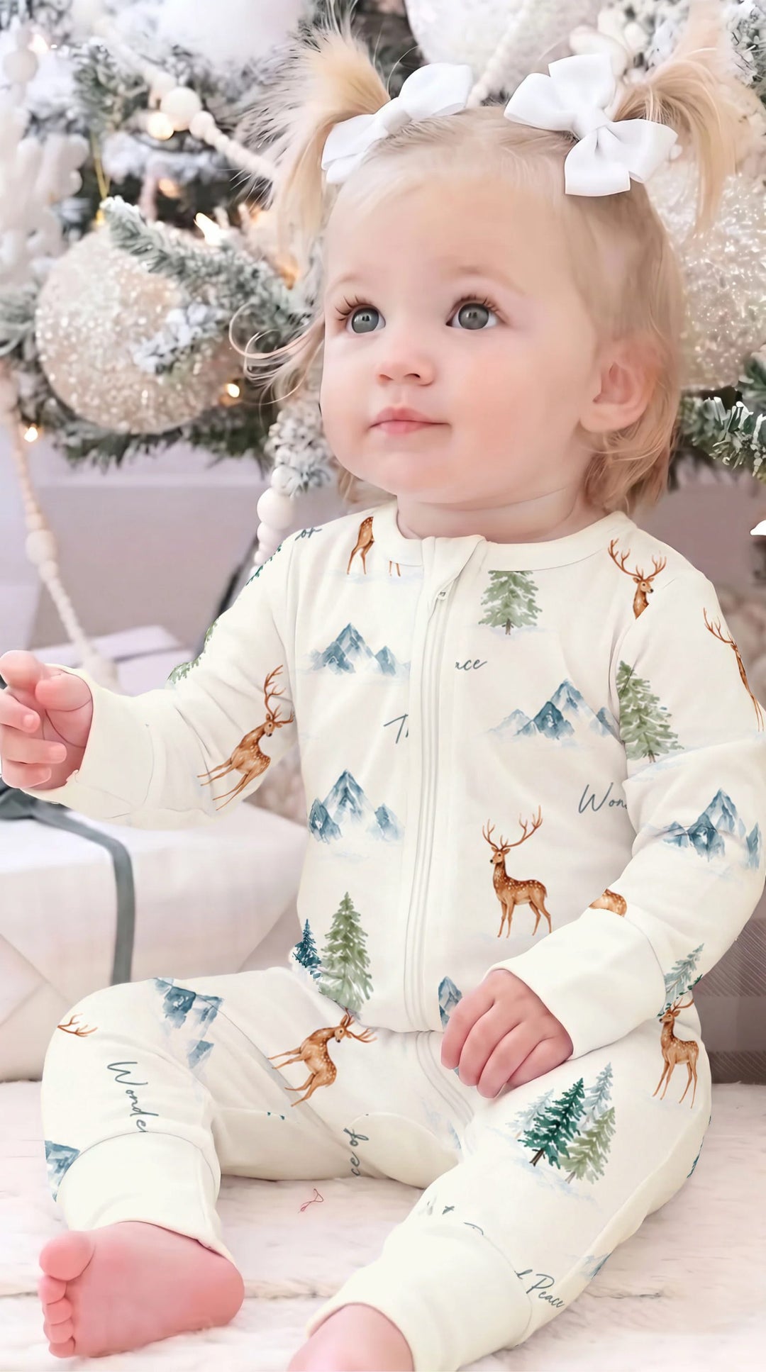 Prince of Peace Winter Woodland Bamboo Convertible Zippy