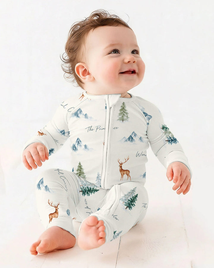 Prince of Peace Winter Woodland Bamboo Convertible Zippy
