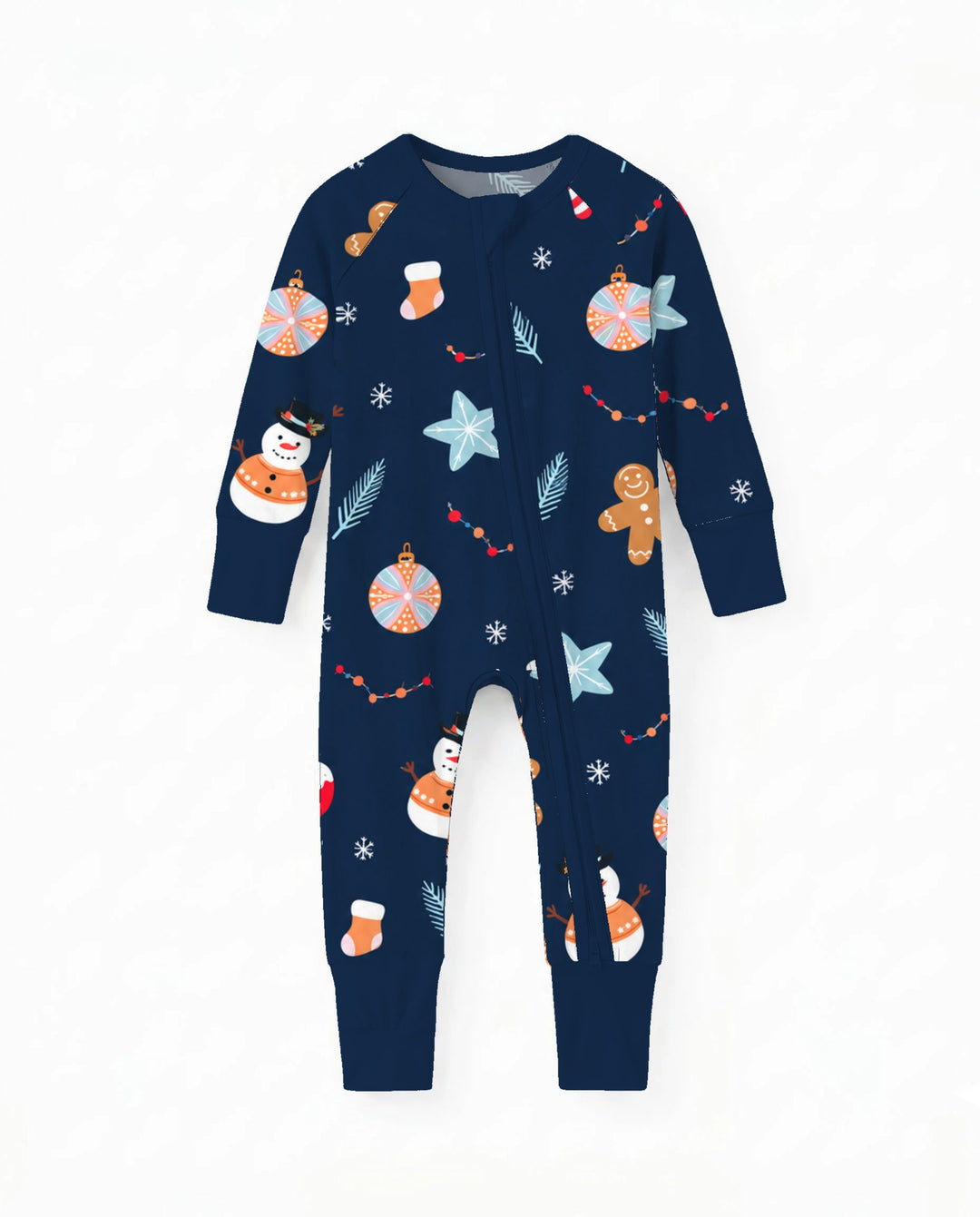 Midnight Snowman Christmas Treats Bamboo Convertible Zippy