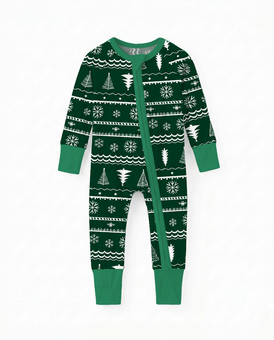 Evergreen Nordic Christmas Trees Bamboo Convertible Zippy