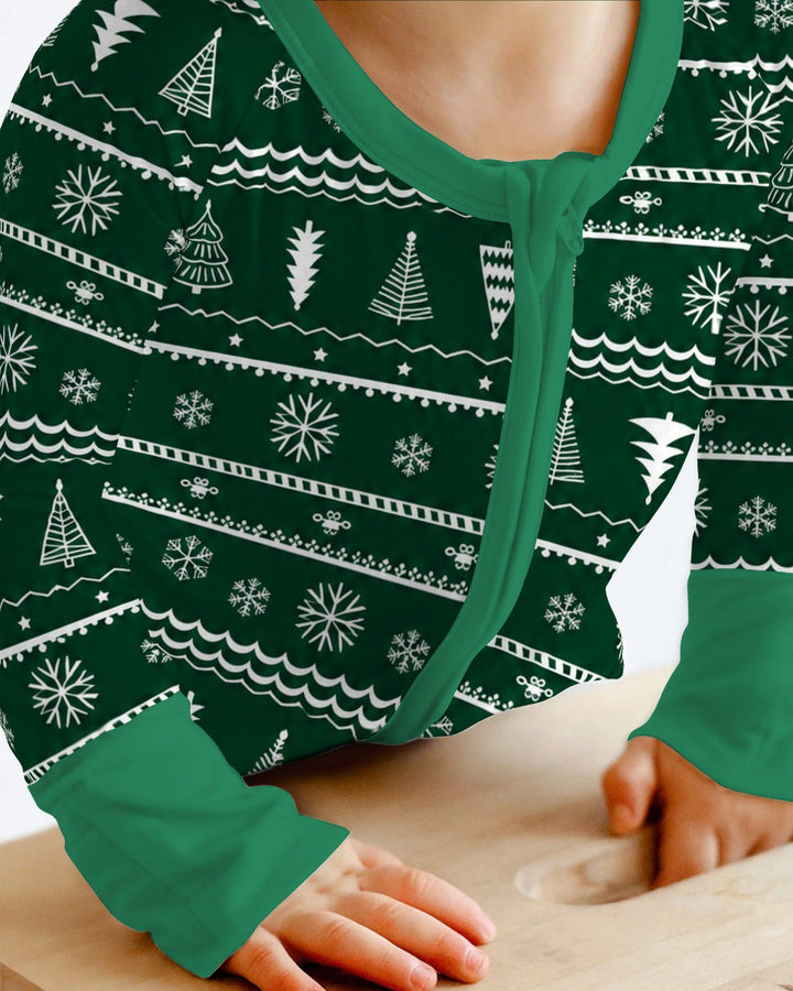 Evergreen Nordic Christmas Trees Bamboo Convertible Zippy