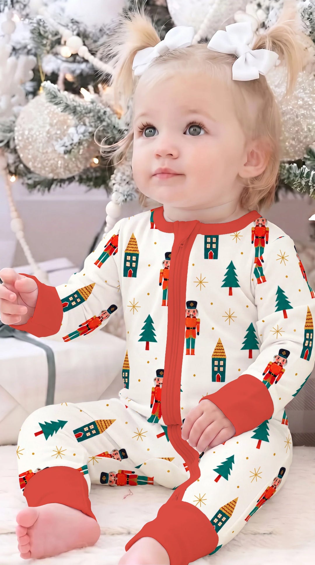 Classic Nutcracker Christmas Village Bamboo Convertible Zippy