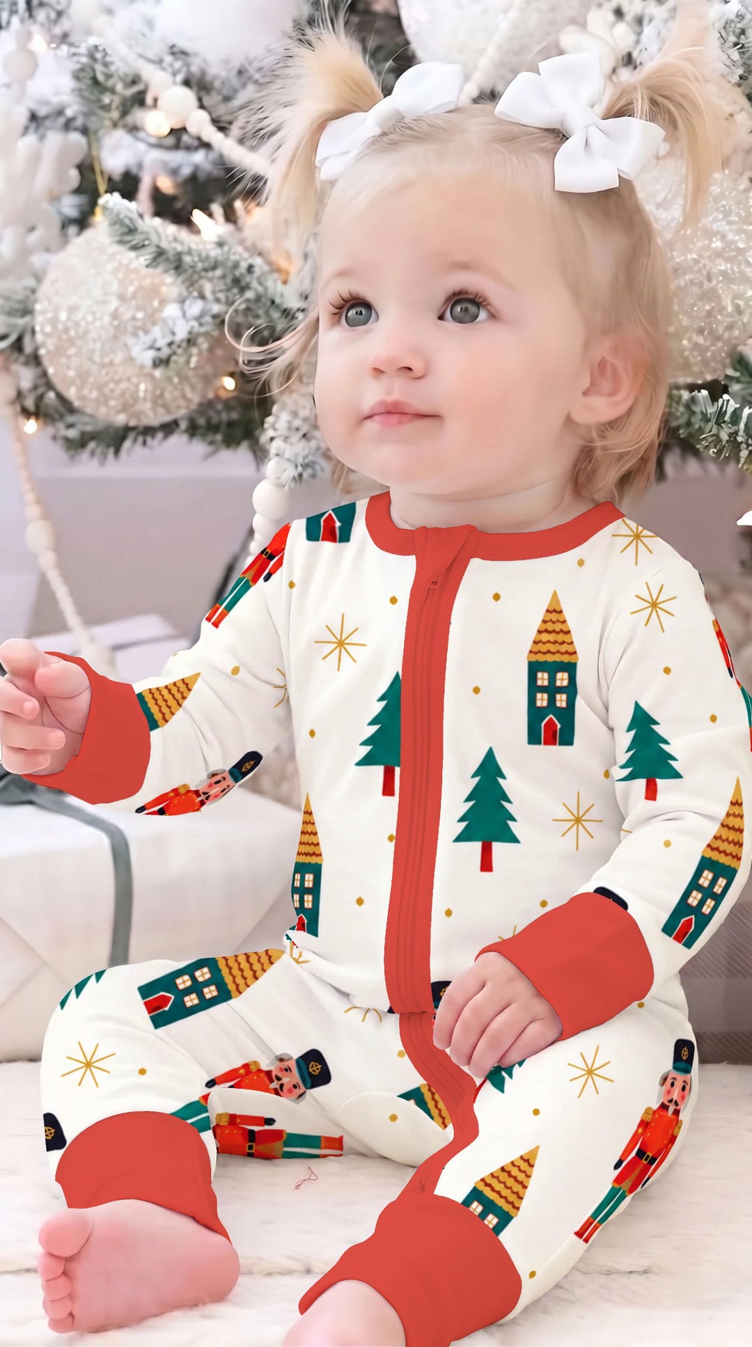 Classic Nutcracker Christmas Village Bamboo Convertible Zippy