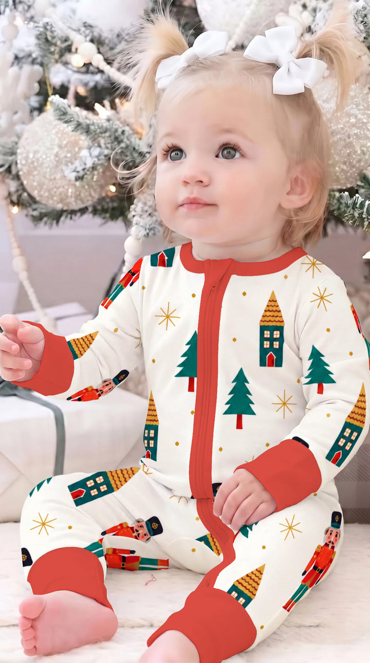 Classic Nutcracker Christmas Village Bamboo Convertible Zippy
