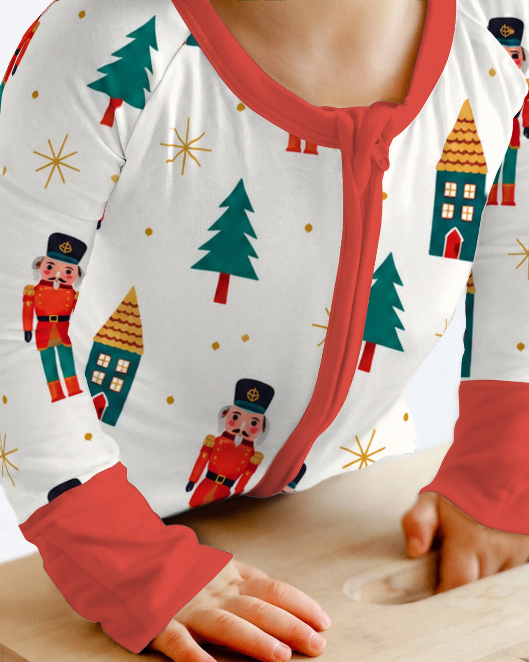 Classic Nutcracker Christmas Village Bamboo Convertible Zippy