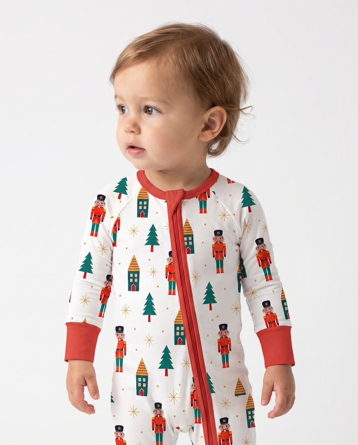 Classic Nutcracker Christmas Village Bamboo Convertible Zippy