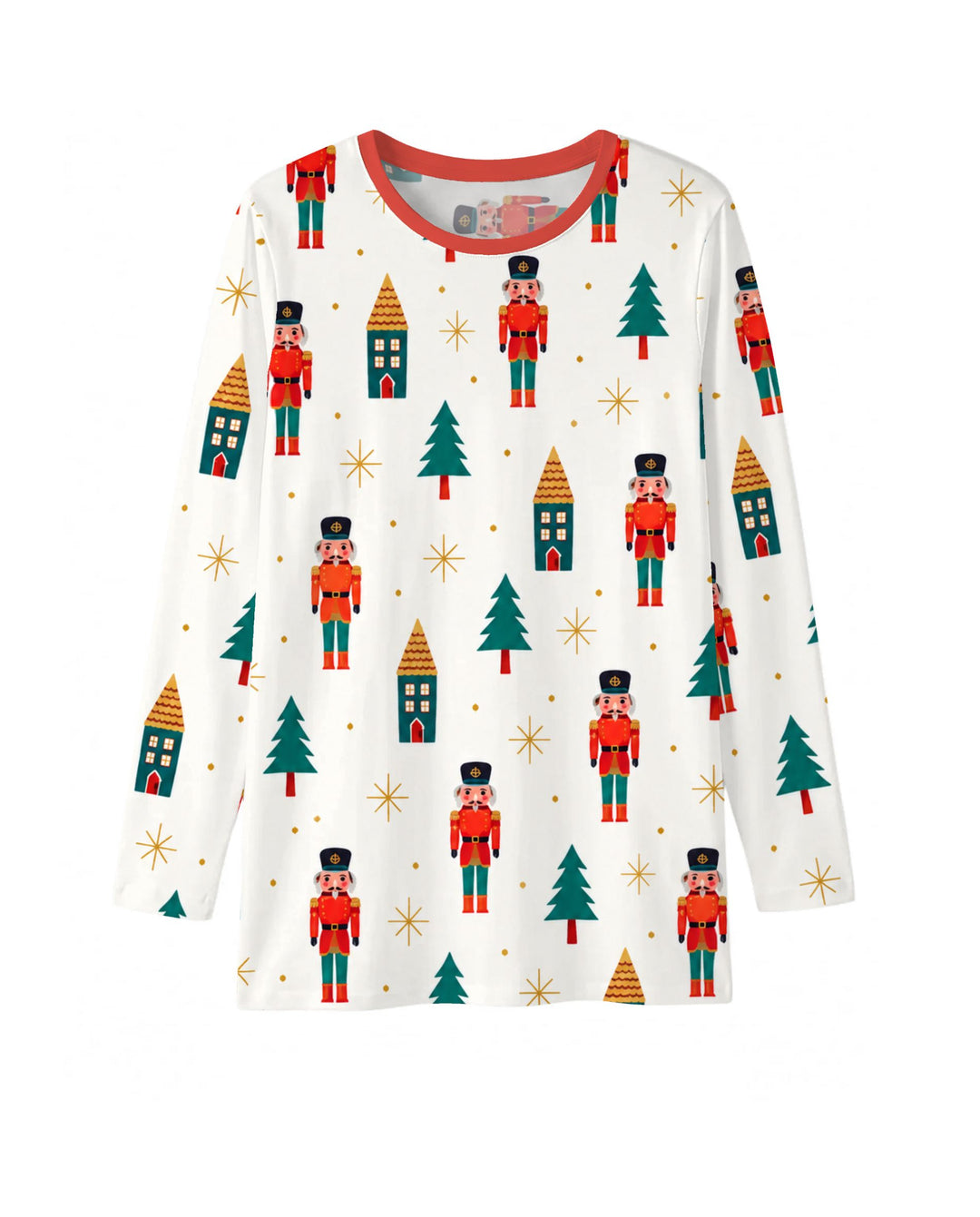 Classic Nutcracker Christmas Village Bamboo Men's Pajama Set