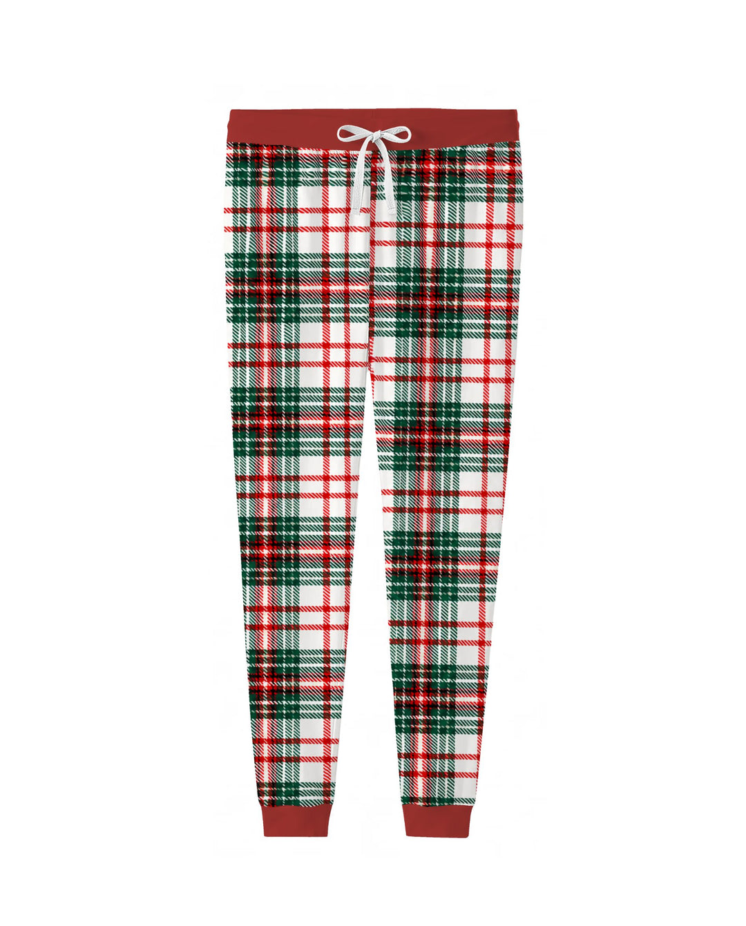 Classic Christmas Tartan Plaid Bamboo Women Pajama Set