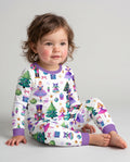 Sugar Plum Nutcracker Christmas Bamboo Two Piece Long Sleeve Pajama Set
