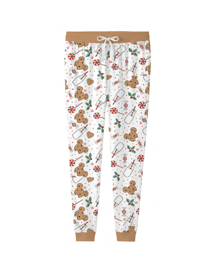 Mickey Gingerbread Christmas Treats Bamboo Women Pajama Set