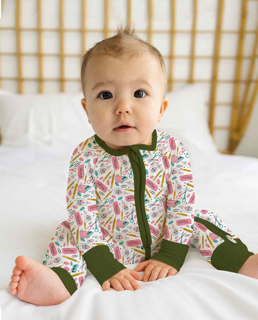 Gerippte Babykleidung mit individuellem Foto - Weich &amp; Skizzenhaft