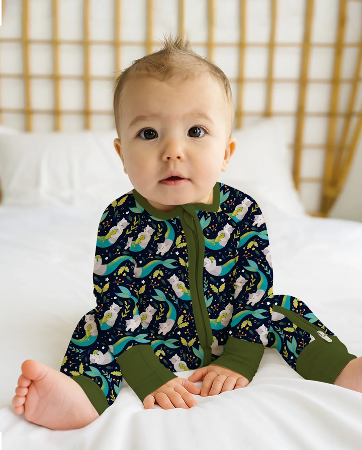 Gerippte Babykleidung mit individuellem Foto - Weich &amp; Skizzenhaft