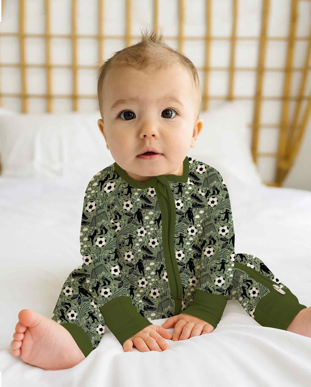 Gerippte Babykleidung mit individuellem Foto - Weich &amp; Skizzenhaft