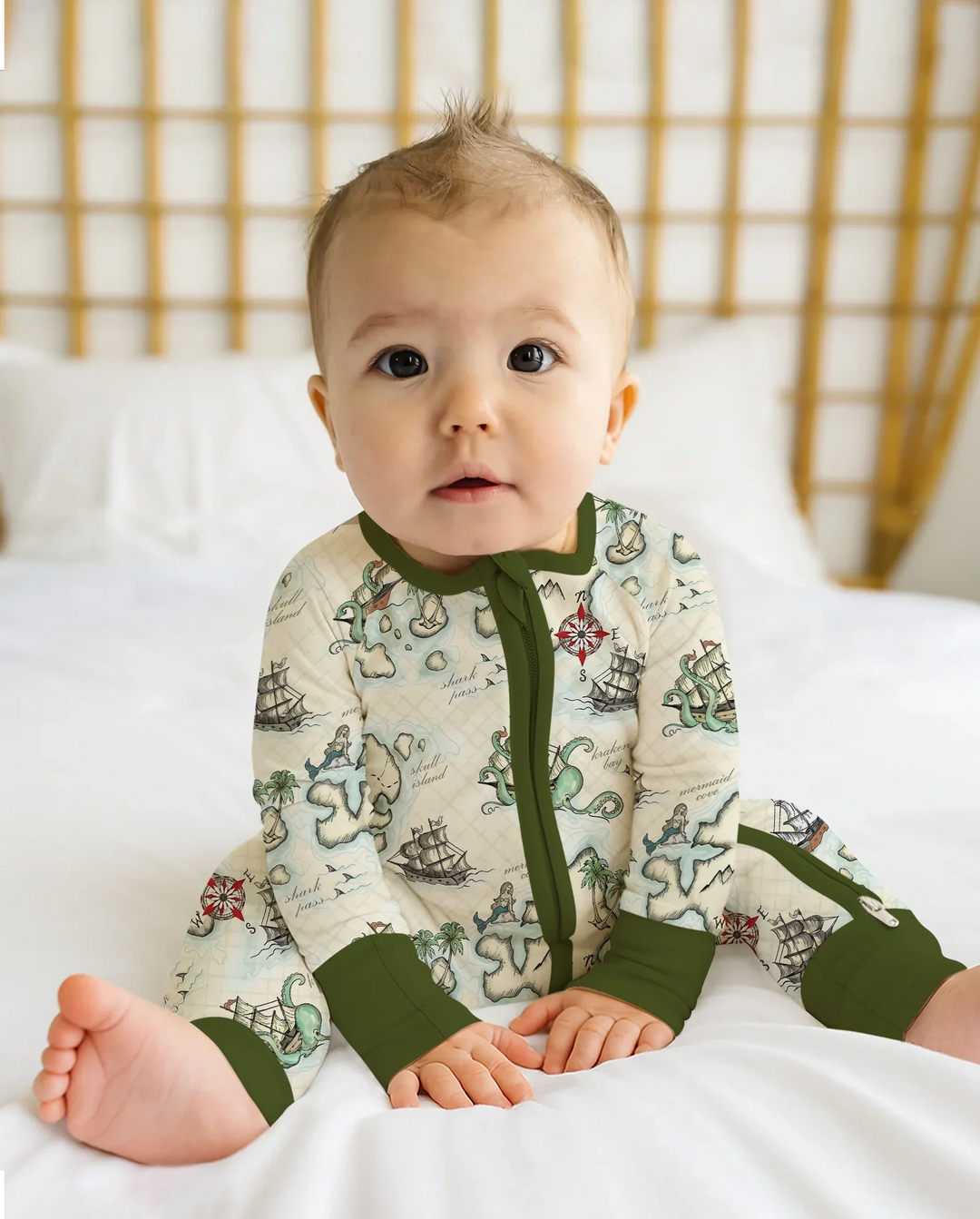 Gerippte Babykleidung mit individuellem Foto - Weich &amp; Skizzenhaft