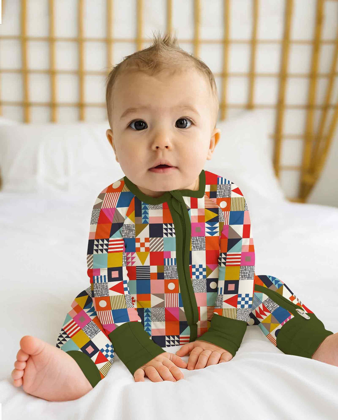 Gerippte Babykleidung mit individuellem Foto - Weich &amp; Skizzenhaft