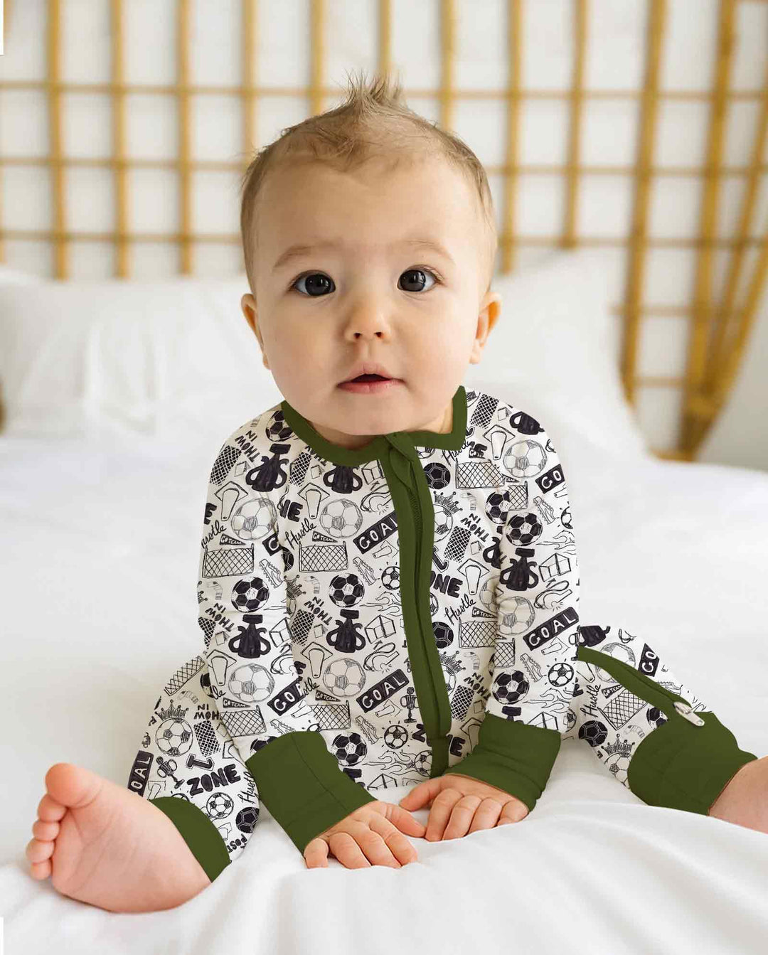 Gerippte Babykleidung mit individuellem Foto - Weich &amp; Skizzenhaft