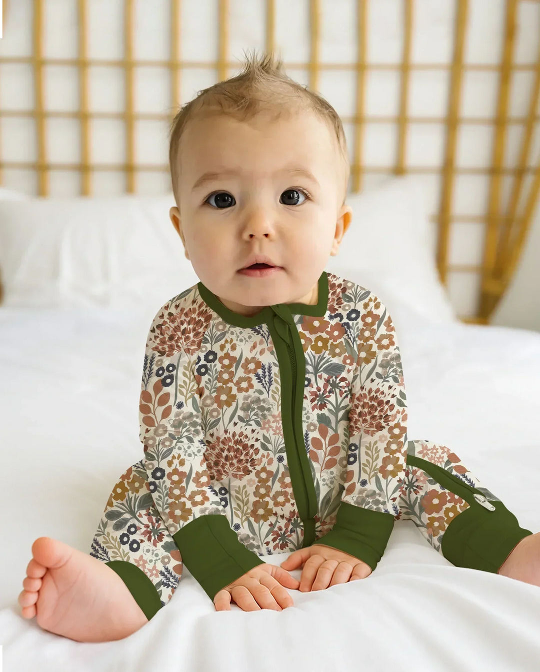 Gerippte Babykleidung mit individuellem Foto - Weich &amp; Skizzenhaft