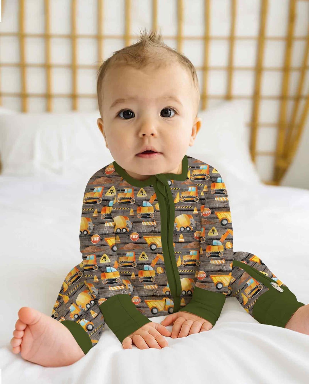Gerippte Babykleidung mit individuellem Foto - Weich &amp; Skizzenhaft